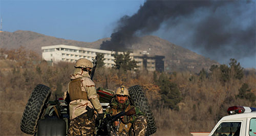 ataque al Hotel Intercontinental de Kabul Aumenta el número de muertos en el ataque al Hotel Intercontinental de Kabul